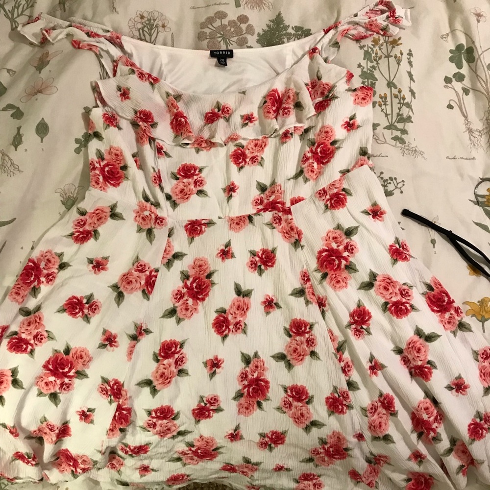 Floral off the shoulder sundress